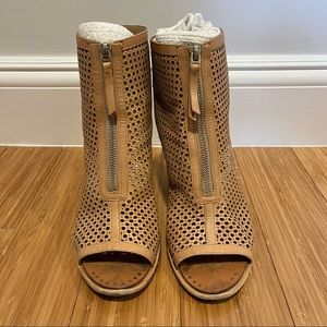 Louise et Cie Perforated Leather Heel